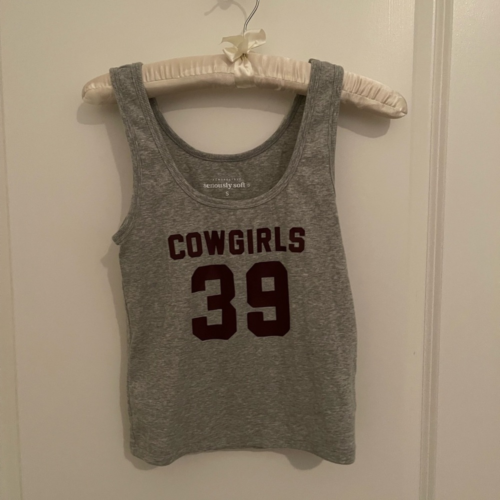 Aeropostale Gray Seriously Soft Tank